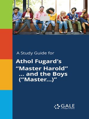 cover image of A Study Guide for Athol Fugard's "Master Harold" ...and the Boys ("Master...)"